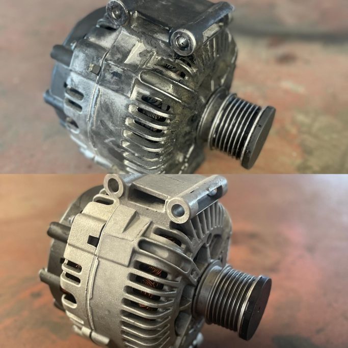 Reinigen von Anbauteilen